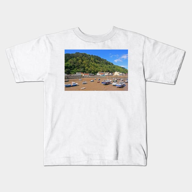 Minehead Harbour, May 2021 Kids T-Shirt by RedHillDigital